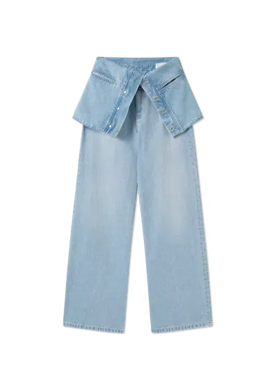 Axel Arigato Elva Jeans In Blue