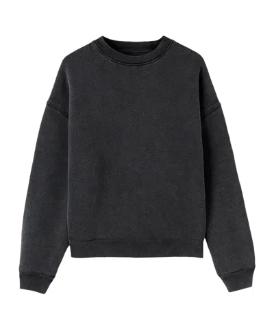 AXEL ARIGATO AXEL ARIGATO TYPO-EMBROIDERED CREWNECK SWEATSHIRT