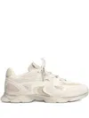 Axel Arigato Eris White Sneaker With Side Logo Lettering And Panel Design In Suede Man In White
