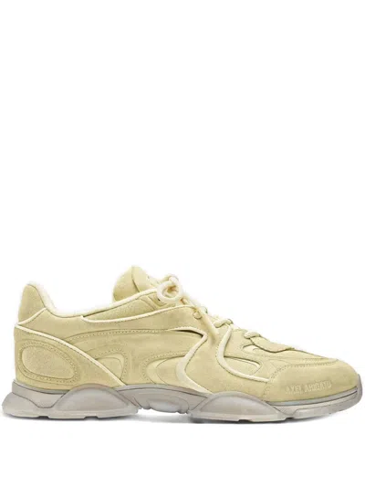Axel Arigato Eris Sculpted-panel Leather Sneakers In Yellow