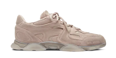 Axel Arigato Suede Panelled Lace-up Sneakers In Pink