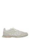 Axel Arigato Eris White Sneaker With Side Logo Lettering And Panel Design In Suede Man In White