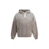 Axel Arigato Cotton Hoodie In Gray