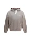 Axel Arigato Cotton Hoodie In Gray