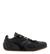 Axel Arigato Slow Runner Black Sneaker With Insert Design And Grooved Sole In Leather And Suede Woman In Black