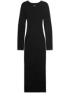 Axel Arigato Fleur Open Back Dress In Black