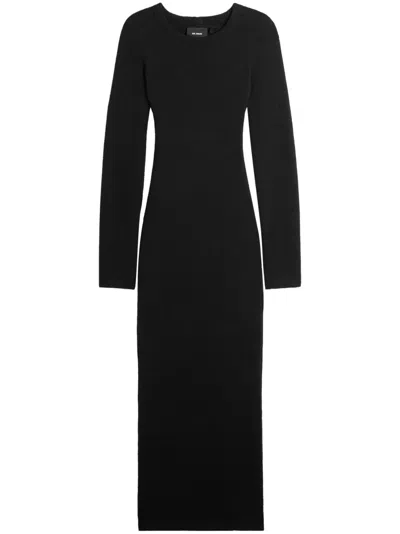 Axel Arigato Fleur Open Back Dress In Black