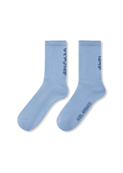 Axel Arigato Floral Jacquard Socks In Blue