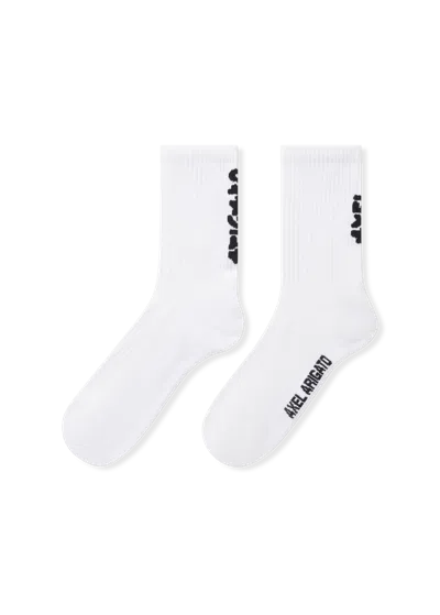 Axel Arigato Floral Jacquard Socks In White