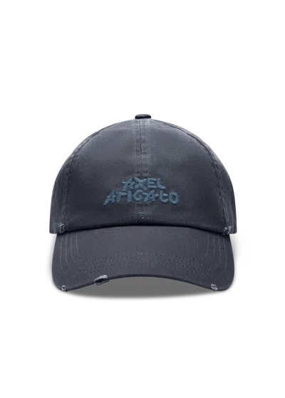 Axel Arigato Floral Washed Cap In Blue