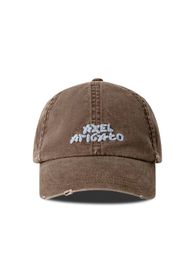 Axel Arigato Floral Washed Cap In Orange