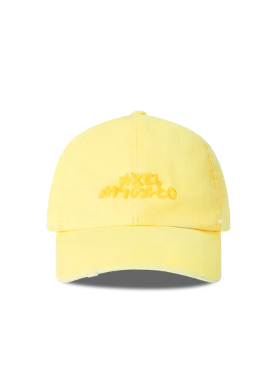 Axel Arigato Floral Washed Cap In Pink