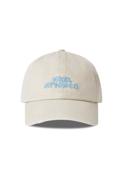 Axel Arigato Floral Washed Cap In White