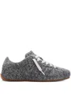 Axel Arigato Fuzzy Lace-up Sneakers In Gray