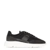 Axel Arigato Black And White Fabric And Leather Sneaker