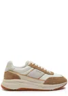 Axel Arigato Genesis Neo Panelled Mesh-knit Sneakers In Neutral