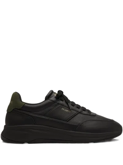 Axel Arigato Genesis Neo Runner Leather Sneakers In Black