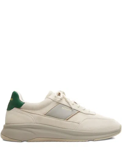 Axel Arigato Genesis Neo Runner Suede-leather Panel Sneakers In Neutral