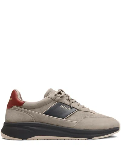 Axel Arigato Genesis Neo Runner Suede-leather Sneakers In Neutral