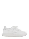 Axel Arigato Genesis Neo Runner White Low Top Sneakers With Logo Lettering On Tongue And Heel In Leather Blend Ma In White