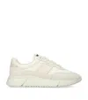 Axel Arigato Mens Cream Genesis Vintage Runner Leather And Recycled-polyester Trainers In Ivory