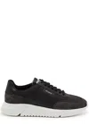 Axel Arigato Black And White Fabric And Leather Sneaker In Black