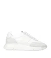 Axel Arigato Genesis Vintage Runner Panelled Canvas Sneakers In White