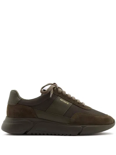 Axel Arigato Khaki Genesis Vintage Runner Sneakers In Green