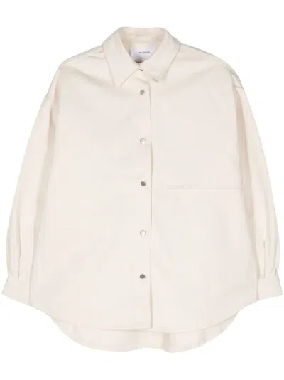 Axel Arigato Glaze Oversized Shirt Jacket In Neutrals