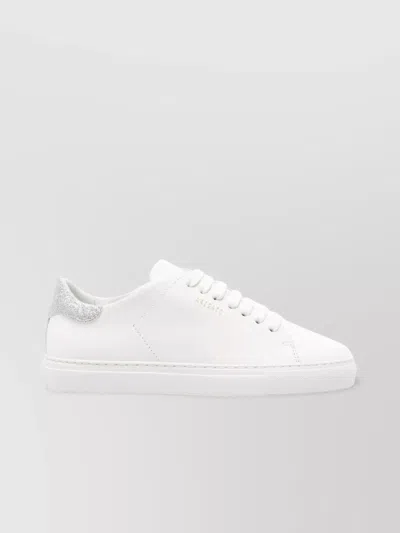 Axel Arigato Glitter Flat Sole Sneaker In White