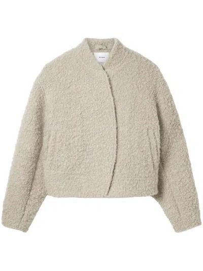 Axel Arigato Goya Bomber Jacket In Nude