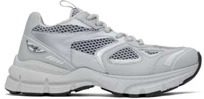 AXEL ARIGATO GRAY & SILVER MARATHON RUNNER SNEAKERS