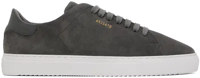 AXEL ARIGATO GRAY CLEAN 90 SUEDE SNEAKERS