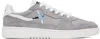 Axel Arigato Suede Dice Lo Bee Bird Low-top Sneakers In Grey/white