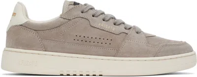 Axel Arigato Gray Dice Lo Sneakers In Dark Beige/beige