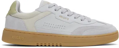 Axel Arigato Gray Dice T-toe Sneakers In Lt Grey/gum