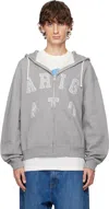 Axel Arigato Gray Legend Hoodie In Grey Melange