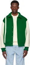 Axel Arigato Bay Varsity Jacket In Green
