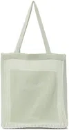 Axel Arigato Green Oceane Knitted Shopper Tote In Pale Mint