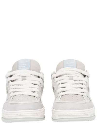 Axel Arigato Grey Leather Suede Sneaker