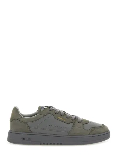 Axel Arigato Grey Leather Suede Sneakers