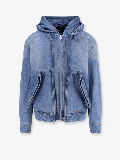 AXEL ARIGATO HOODED DENIM JACKET