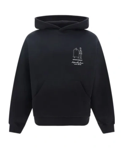 Axel Arigato Hooded Sweater In Black