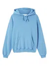 Axel Arigato Cornflower Blue Hoodie With Drop Shoulder In Blue