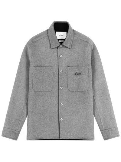 Axel Arigato Index Overshirt In Grey