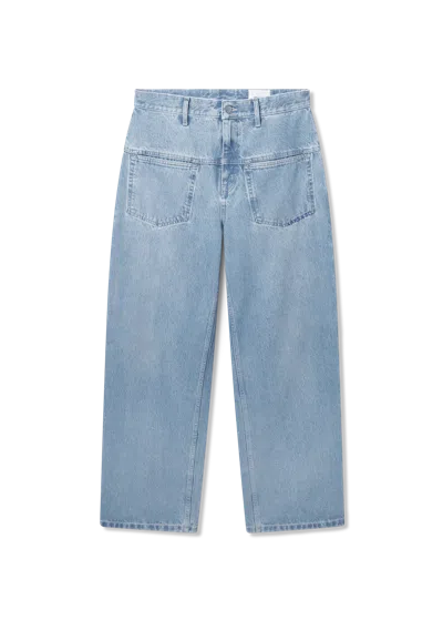 Axel Arigato Invert Relaxed Jeans In Blue
