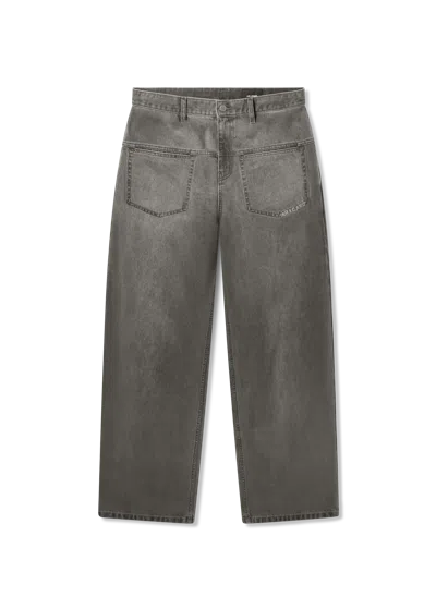 Axel Arigato Invert Relaxed Jeans In Gray