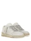 Axel Arigato Area Lo Perforated Leather Sneakers In White