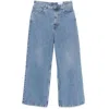Axel Arigato Denim Wide-leg Jeans In Blue