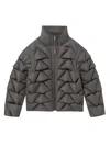 Axel Arigato Quilted Down Jacket In Gray